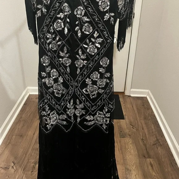 Babeyond- Flowery Multi-Layer Maxi Mermaid Plus Size Dress - Picture 13 of 17